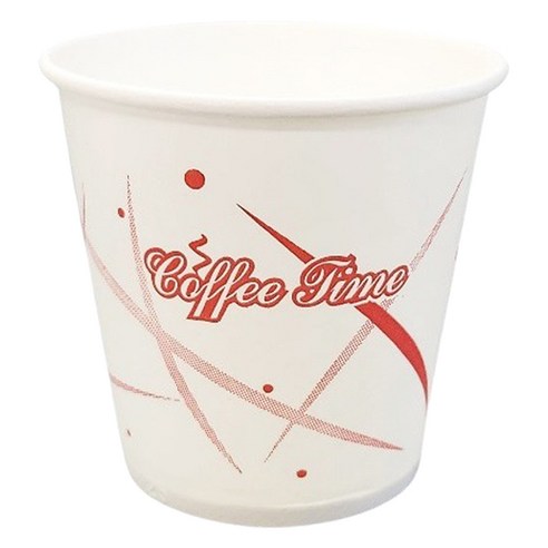 생활을그리다 인쇄 커피타임 종이컵 185ml, 6개, 50개입
