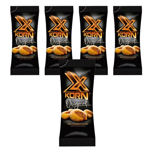 XKORN 옥수수 스낵 오리지날맛, 30g, 5개