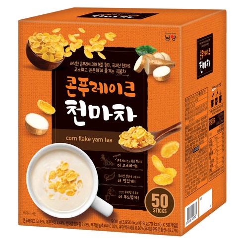 남양유업 콘프레이크 천마차, 1개, 50개입, 18g