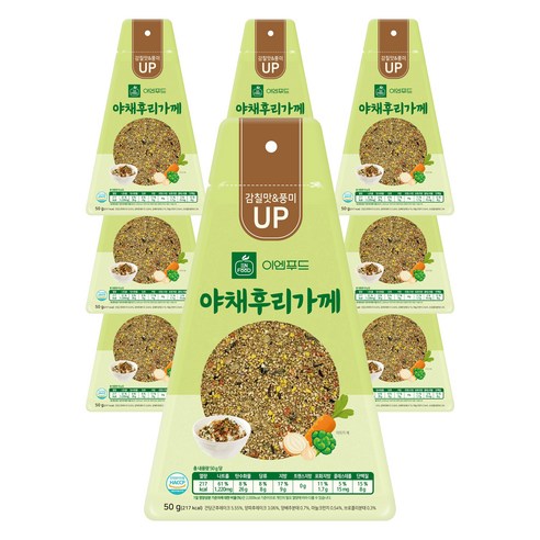이엔푸드 야채후리가께, 50g, 10개