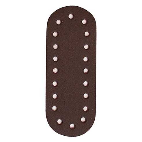 yarna 핸드폰백 가죽 바닥 4 x 10.5 cm, 브라운, 1개, 브라운