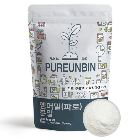 푸른빈 파로 엠머밀 분말 가루, 1개, 300g
