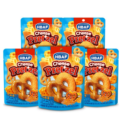 바프 치즈 프레첼, 5개, 30g