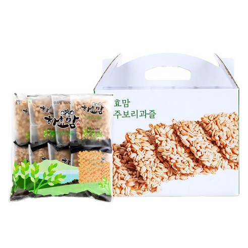 하효맘 제주 보리과즐 선물세트 24p, 1개, 768g