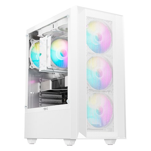 퍼플랩 2025 게임용 조립PC 라이젠5 라이젠 7000 시리즈 지포스 RTX 4070, 화이트, 16GB, 500GB, Free DOS, AR5-GFX70