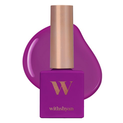 위드샨 프로페셔널 젤 폴리쉬 위드젤네일, W36 퍼지플럼, 10g, 1개