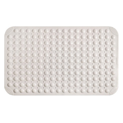 디페이브 액티브 욕실 미끄럼방지 매트 40 x 80 cm, 화이트, 1개