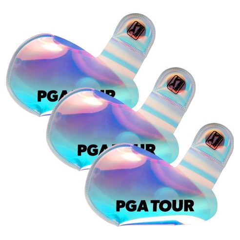 PGA투어 이지 오픈 마그네틱 아이언커버, 홀로그램, 3개