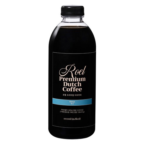 로엘 콜드브루 원액 케냐 더치커피, 1L, 1개입, 1개