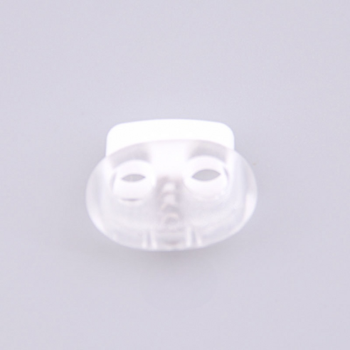 미소로운 다용도 끈길이 조절 버클 18 x 16 x 5 mm, 투명2, 10개