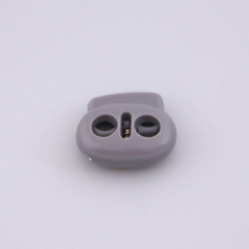 미소로운 다용도 끈길이 조절 버클 18 x 16 x 5 mm, 그레이, 10개