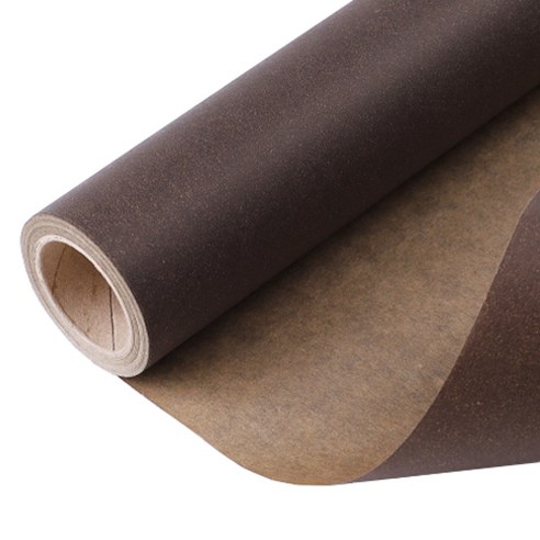 칼라 크라프트 종이롤 포장지 53cm x 15yd, 브라운, 1개