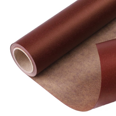 칼라 크라프트 종이롤 포장지 53cm x 15yd, 갈색, 1개