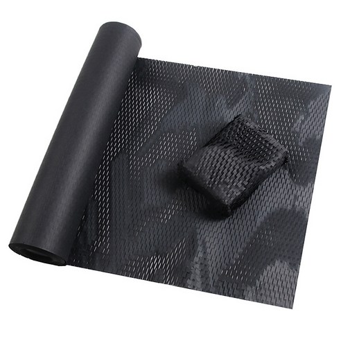 세븐집 종이완충재 버블 크라프트 포장지 38cm x 30m, 블랙, 1개