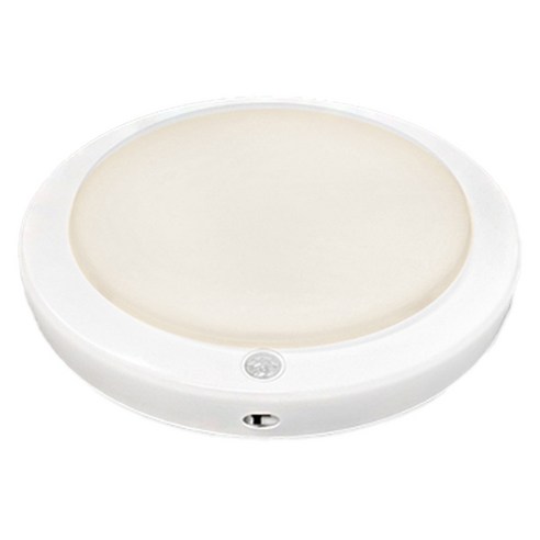 LED 방습 스마트 원형 센서등 15W, 화이트 + 주백색, 1개