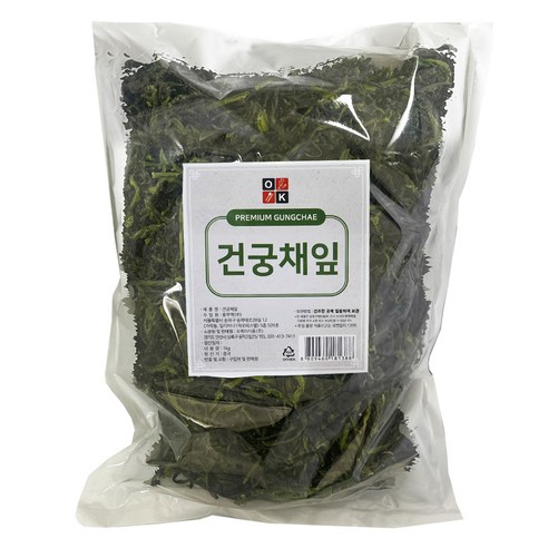 오케이 건궁채잎, 1kg, 1개