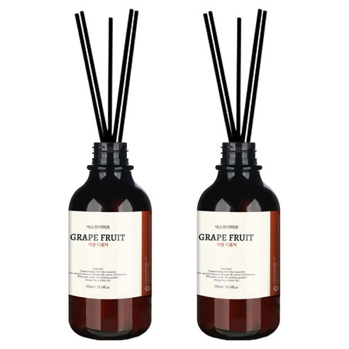 넥스트라이프 프리미엄 실내 디퓨저, 2개, 300ml, 자몽