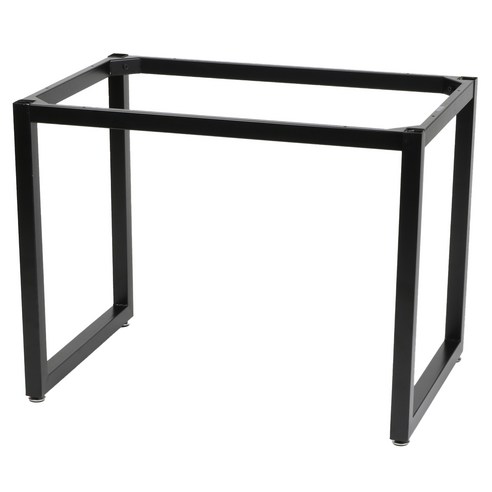 도리퍼니처 디올 40각 철제 프레임 90 x 60 x 68 cm, 블랙