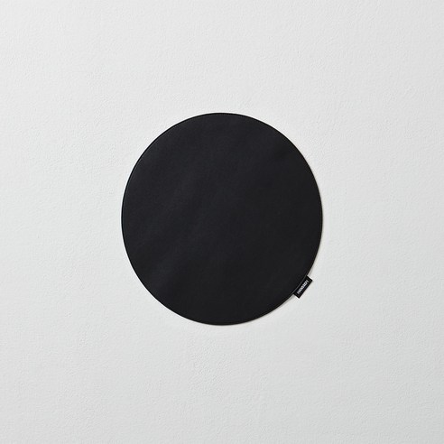 한샘 라운드 테이블 매트 400, 블랙, 1개, 400mm
