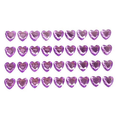 올하이 다용도 포장용품 다꾸 하트 포카포장 스티커 36p, 1개, 퍼플