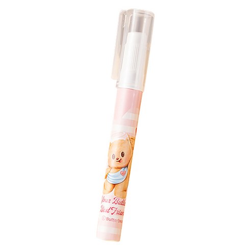 버터베어 슬림 고체풀 글루스틱 핑크, 2.2g, 1개
