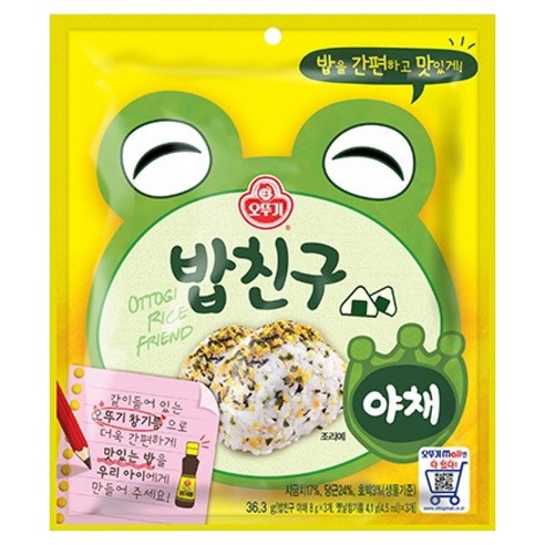 오뚜기 밥친구 야채, 36.3g, 1개