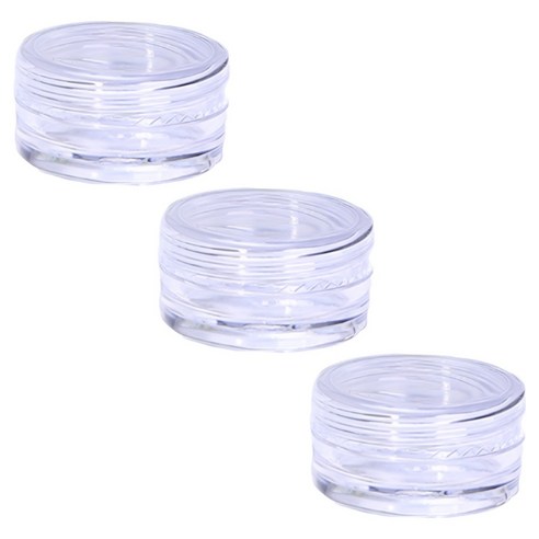 비타벨로 원형 크림 공병 여행용 화장품 소분 용기 35 x 20mm, 3개