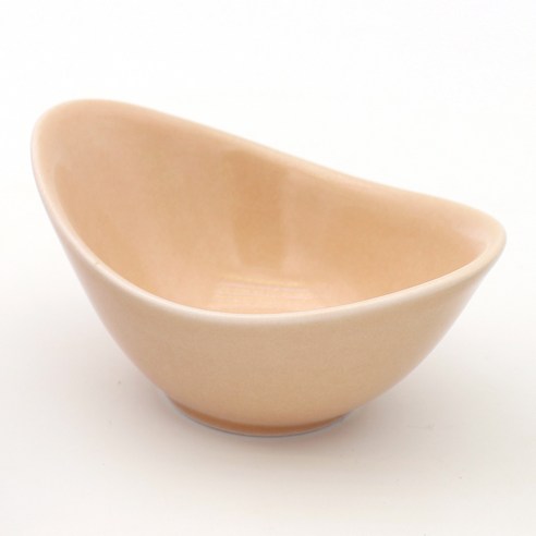 달소금 도자기 피클종지 12 x 8.5 x 6 cm, 피치(유광), 1개