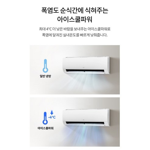 쾌적함과 편리함을 모두 갖춘 LG 휘센 벽걸이 에어컨 SQ06FA1WDS