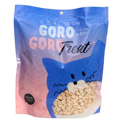 gorogoro 반려동물 치킨트릿 일반형 간식, 치킨, 500g, 1개