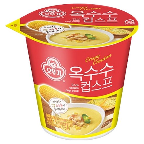 오뚜기 옥수수 컵스프, 27g, 1개