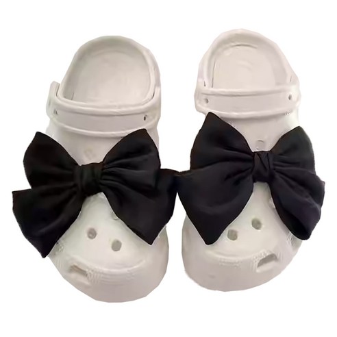 나만의 개성을 담아, 이츠굿텐 왕리본 파츠로 실내화를 특별하게! 크록스지비츠리본