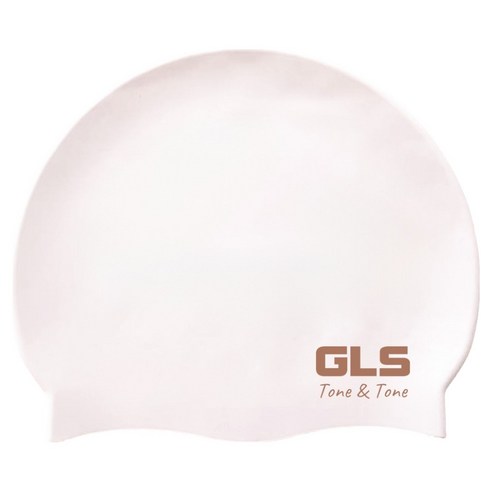 GLS 톤앤톤 프리미엄 실리콘 수영모, C 4 카푸치노, 1개