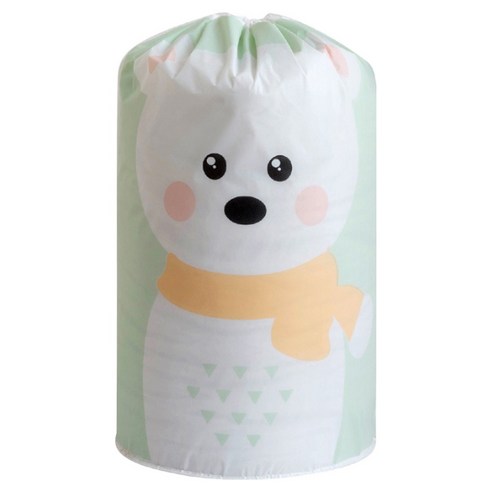 withWIN PEVA 옷 의류 이불 보관주머니, 그린 베어, 1개