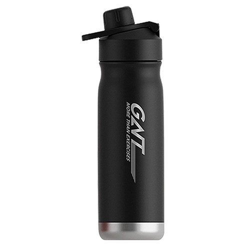 포터블 스포츠 스텐 보온 보냉 텀블러, 블랙, 1개, 700ml
