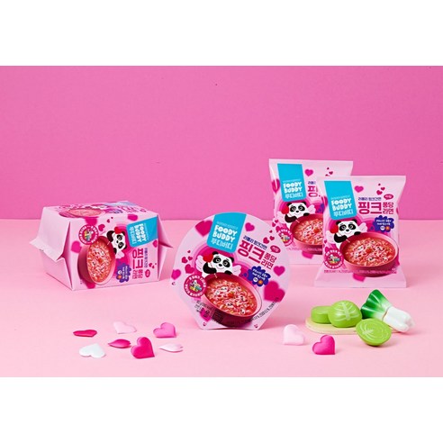 죄책감 없이 즐기는 야식, 푸디버디 핑크 퐁당 라면!