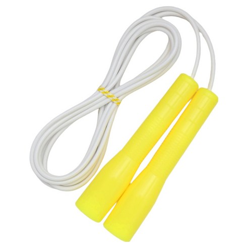 제이에프로프 어린이 스피드 줄넘기, 노란색 + 흰줄