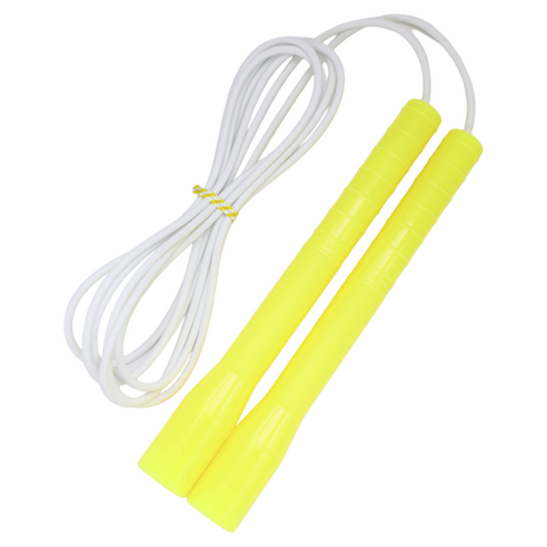 제이에프로프 스피드 줄넘기 가로형, 노란색 + 흰줄, 1개