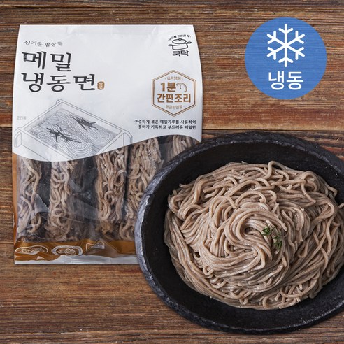 [로켓프레시] 쿡탁 메밀면 5개입 (냉동)