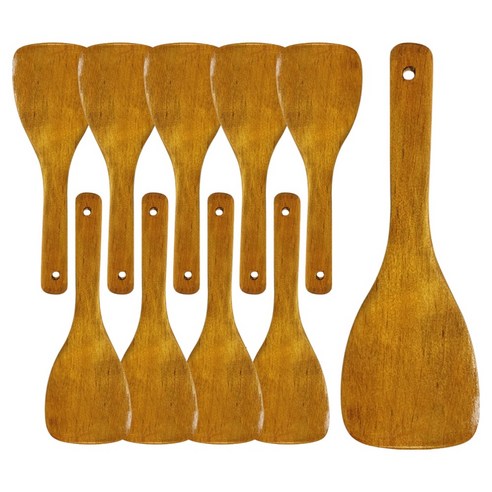 원목 황옻칠 닭갈비 밥주걱, 10개