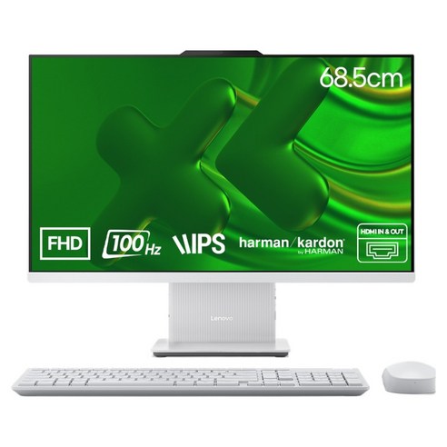 레노버 2025 아이디어센터 AIO 27IRH9 코어i5 인텔 13세대, Cloud Grey, 16GB, 1TB, WIN11 Home, F0HM00MTKR