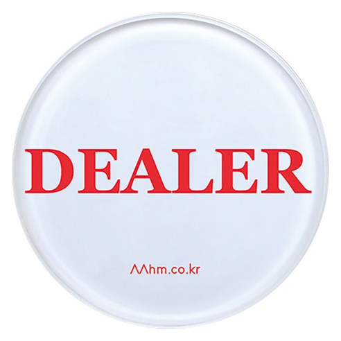 AAHM 딜러 버튼, 레드, 1개
