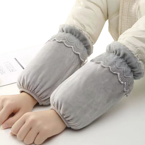 케리코 여성스러운 레이스 팔토시 2p, 그레이