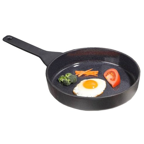 코렐코디네이츠 무쇠 애슐리 무광 블랙 원형 프라이팬, 1개, 440mm