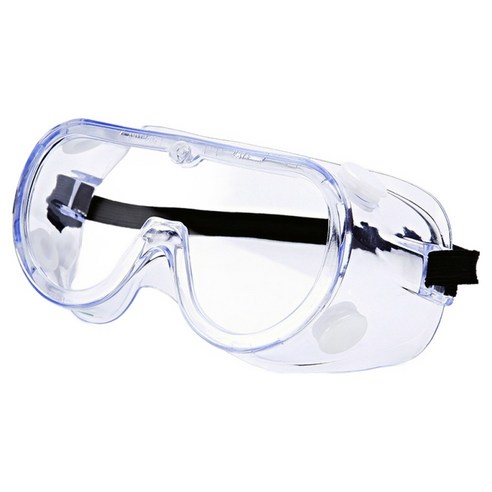 XNR 안티포그 밴드형 안경겸착용 보안경, 투명, 1개