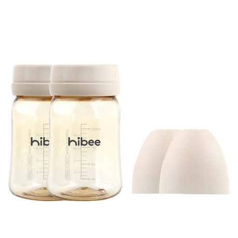 하이비 유아용 PPSU 노꼭지 젖병 트윈팩, 베이직 + 샌드, 2개, 170ml