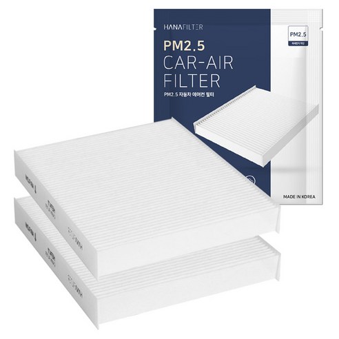 하나필터 PM2.5 자동차 에어컨 필터 2p 제네시스쿠페 08년~11년, HF-01, 2개