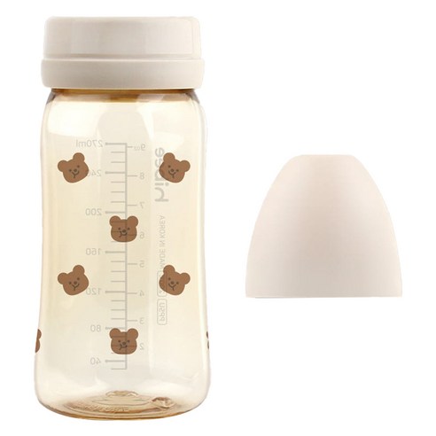하이비 유아용 에잇벤트 PPSU 노꼭지 젖병, 볼빵곰 + 샌드, 1개, 270ml