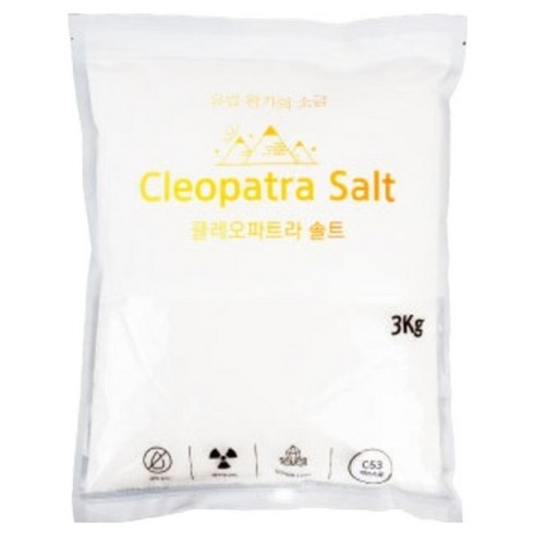 클레오파트라솔트 가는소금, 1개, 3kg