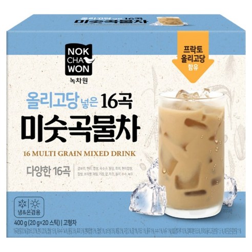 녹차원 올리고당넣은 16곡 미숫곡물차, 20g, 20개입, 1개